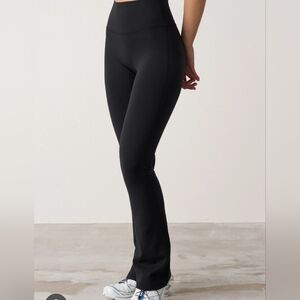 R Sofia Fit And Flare Black Women's Spandex Blent  Pants